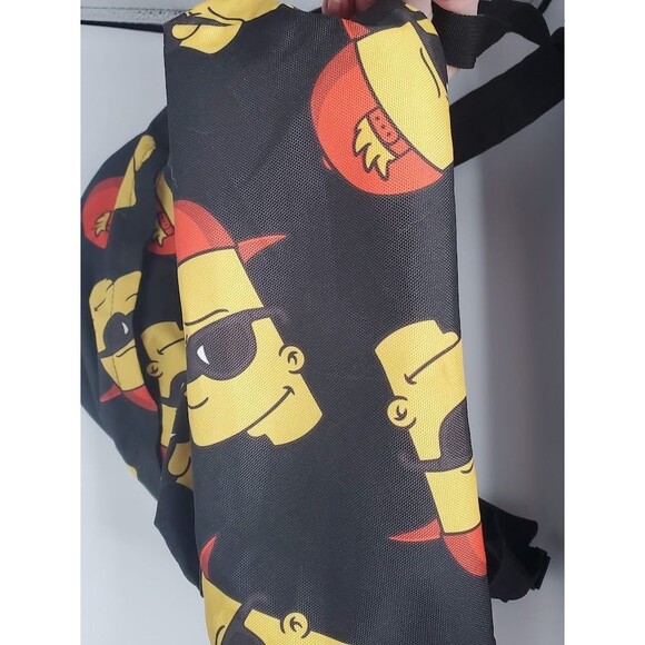 NEFF The Simpsons Bart Steeze Backpack Black Nylon Bookbag Rucksack 2015 - Picture 4 of 10